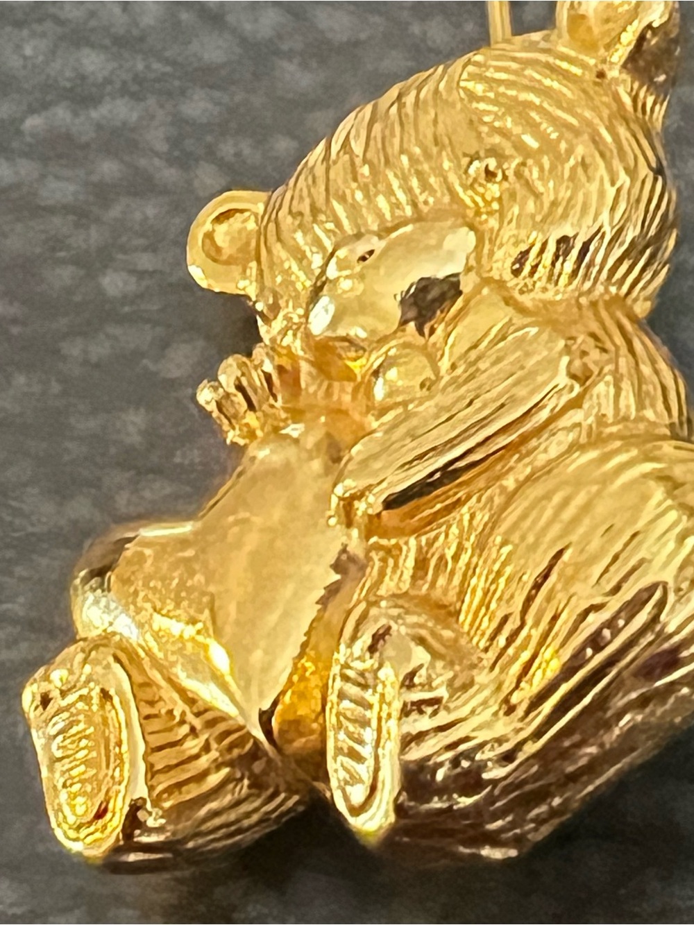 Gold Bear pin- Women Jewelry